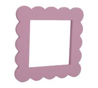 Zunate Cadre Décoratif pour Interrupteur Mural Auto-adhésif à Bord ondulé | Installation facile du bâton, protège le mur des rayures, finition en bois lisse, forme de vague mignonne, plaque de