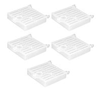 Zunate Cage de Transport pour Reine des Abeilles en Plastique 5 Pièces |Outil d'élevage pour Emprisonner Les Reines des Abeilles, Fournitures Apicoles Légères et Non Toxiques avec Un Petit Design