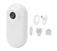 Zunate Caméra d'action, Caméscope Portable D'enregistrement en Boucle Grand Angle HD 1080P avec écran de 0,96 Pouces et Support Magnétique, pour Les Sports de Plein Air, Le Cyclisme et (White)