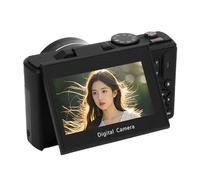 Zunate Caméra Numérique 5K 75MP avec écran Flip, Caméra de Vlog WiFi pour Youtube, Zoom 18X et Objectif à Grand Angle Macro, Mode de beauté intégré et Filtres, pour Débutants (Black)