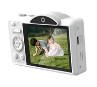 Zunate Caméra Numérique WiFi 4K, écran Tactile de 2,8 Pouces de 75 MP avec Caméra Compacte en Zoom de Zoom 16x avec ensoleillé, Nuageux, Incandescent, Fluorescent pour Le Voyage (sans (White)