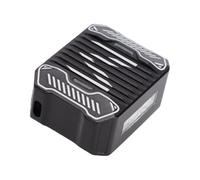 Zunate Caméra Top Flash 6500K Aluminium Lumière pour Extérieur (Black) | Sortie lumineuse à 2 niveaux, batterie intégrée rechargeable, support de griffe compact, lumière de remplissage pour