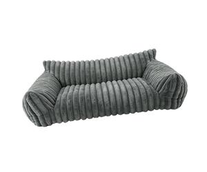 Zunate Canapé pour Animaux de Compagnie avec Dossier, Support Ergonomique, Lit pour Chat, Construction Robuste pour Petits Chiens, Matériau Doux, Confort Toutes Saisons (M75*50 * 20 cm)