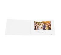 Zunate Carte de Voeux Vidéo 4 Go, 720p HD Album Numérique personnalisé Electronic Video Brochure Playage Vidéo Personnalisable (Batterie de 7 Pouces 1500mAh Li ION)