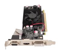 Zunate Carte Graphique, Carte Vidéo 1G DDR2 64 Bits, Prise en de L'interface de Bus DVI VGA HDMI et PCI Express X16 2.0, pour Carte Graphique de Jeu DirectX10.1