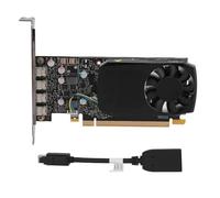 Zunate Carte Graphique P600, 2 Go GDDR5 128 Bits Video Graphics Carte 384 Graphics Boards, PCI Express 2.0 X16, 4 MiniDisplayport, pour Le Rendu de la Modélisation 3D