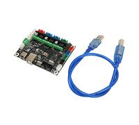 Zunate Carte Mère MKS, MKS DLC V2.1 Contrôleur de Carte de Commande D'imprimante 3D Stepper Drive GRBL CNC Contrôleur Hors Ligne Pièces de Machine de Gravure pour DRV8825 TMC2208 2209 2225