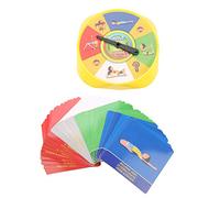 Zunate Cartes de Pose de Yoga pour Les Enfants |Jeu Familial Interactif pour Les Tout-Petits et Les Enfants, activité éducative Durable