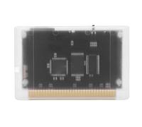 Zunate Cartouche de Jeu 4000 en 1, Carte de Jeux Vidéo avec Petite Carte Mémoire de 8 Go, Prend en Charge Mega Drive/Master System (Blanc transparent)