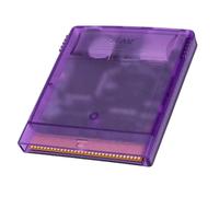Zunate Cartouche de Jeu, Carte Mémoire Intégrée de 8 Go pour Game Boy Color et Game Boy Advance, Compatible avec les Modèles MBC1, MBC2, MBC3 et MBC5 (Violet transparent)