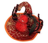 Zunate Chaton Sorcière Chapeau Pointu Ajustable Chapeau de Fête Amusant | Adorable couronne, accessoire de charme, couvre-chef pour petit chien, vacances festives, habillage