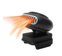 Zunate Chauffage d'appoint sans fil pour batterie 18 V, radiateur soufflant électrique portable de 170 W avec 2 réglages de chaleur et ports USB pour chantier, atelier (batterie non incluse)