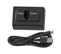 Zunate Clavier à 2 Touches, Copier et Coller, Clavier à 2 Touches, Clavier OSU, échange à Chaud, Clavier de Jeu Mécanique à Une Main, Commutateur Rouge USB C pour Macros ou Jeux de Rythme