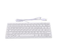 Zunate Clavier Coréen Filaire USB 78 Touches pour PC Portable | Conception compacte ultra fine, touches silencieuses, compatible Mac, saisie légère au bureau de voyage