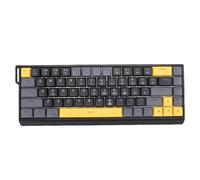 Zunate Clavier de Jeu 65%, Clavier Filaire USB C avec 68 Touches et Rétroéclairage RVB, Anti-Ghosting sans Conflit pour Ordinateur Portable (Noir Gris)