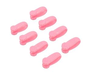 Zunate Clip d'acupression en Plastique pour Soulager la Douleur |Aide à la Migraine Non Médicamenteuse entre le Pouce et l'index, Ajustement Discret pour la Frappe, le Yoga, les Tâches (PINK)