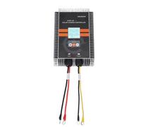 Zunate Contrôleur de Charge Solaire Intelligent MPPT Régulateur 800 W avec écran LCD étanche pour Batterie de Panneau Solaire adapté à L'alimentation de Secours RV Quantité : 1