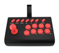 Zunate Contrôleur de Jeu de Universel sans Fil Bluetooth Joystick Stick avec Turbo et Macro pour pour pour OS X, pour Steam Deck, pour NeoGeo (Black)