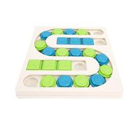 Zunate Distributeur de Friandises pour Chats 25 Trous Jouet de (White) | Jeu à couvercle coulissant, recherche de collations lentes, stimulation mentale, jeu d\'enrichissement pour petits animaux