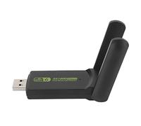 Zunate Dongle WiFi, USB 3.0 Dual Band 1800Mbps USB WiFi Adapter pour PC, Driver Edition WIFI6 Gigabit WiFi Adapter pour PC de Bureau, WiFi Adapter for Family Office Travel