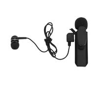 Zunate Écouteurs Bluetooth et Microphone Lavalier avec Blocage du Bruit pour Les Professionnels du Streaming et de la Diffusion en Noir