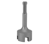 Zunate Embout de Pilote de Tige de Terre Robuste |Adaptateur de Douille de Perceuse à Percussion SDS Plus en Acier forgé de 21mm avec Poids Léger, Installation Facile Universelle (#4)