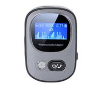 Zunate Émetteur-récepteur Bluetooth 5.3, Adaptateur sans Fil à Affichage Numérique Double Mode à Faible Latence avec Technologie AptX, pour Avion, TV, Ordinateur Portable, Système