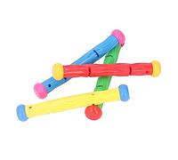Zunate Ensemble de Bâtons de Plongée pour Piscine pour Enfants |Jouets de Plongée sous-Marine pour l'entraînement à la Natation, Bâtons de Jeu en Plastique de Couleur Vive pour Enfants, Plage d'été