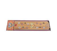 Zunate Ensemble de Bowling D'intérieur, Tapis de Jeu Interactif Amusant, Facile à Installer pour Fête de Famille, Flanelle en Plastique 39,37x11,42 Pouces