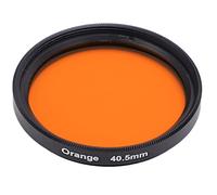 Zunate Ensemble de Filtres D'objectif Couleur, Kit de Filtres de Couleur pour Appareil Photo Reflex 40,5 Mm, Filtres étanches étanches à l'huile Orange Violet Jaune Vert Bleu avec Boîtier de(Orange)