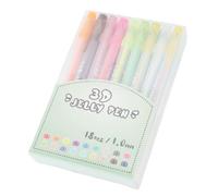 Zunate Ensemble de Stylos Gel 3D Vibrants 18 Couleurs |Marqueurs de Peinture Brillante pour Dessiner des Projets Artistiques et Artisanaux