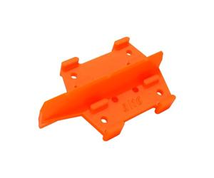 Zunate Entretoise de Terrasse pour Outil d'espacement de Planches de Terrasse en Bois Dur Composite PVC traité Sous Pression, Outil d'espacement de en Plastique Orange pour des Espaces Uniformes