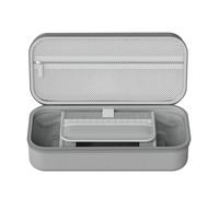 Zunate Étui de Transport pour ROG Ally X, étui Rigide en EVA étanche et Résistant aux Rayures avec Une Grande Poche en Filet, Compatible avec la Console de Jeu Portable (Grey)