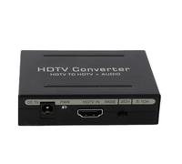 Zunate Extracteur Audio Convertisseur 4K 30Hz (BLACK) | Séparation audio polyvalente, sortie optique Toslink, analogique numérique