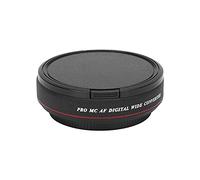 Zunate Filtre D'objectif Grand Angle, 62mm 0.45X Filtre D'objectif Grand Angle Ultra Mince, pour Objectif D'interface de Diamètre 62MM, pour Appareils Photo Reflex et Caméscopes pour Nikon