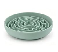 Zunate Gamelle pour Chien à Alimentation Lente, Bol en Silicone Puzzle pour Chiens, Prévention des Ballonnements et de l'obésité, Mangeoire Interactive pour Chat à Alimentation Lente, Gamelle (Green)