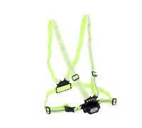 Zunate Gilet Réfléchissant LED avec Lumière de Poitrine 550lm, Gilet de Course Lumineux, étanche IPX5, Réfléchissant à 360 ° pour la sécurité de la Marche Nocturne