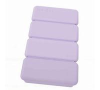 Zunate Grand Bac à Glaçons en Silicone avec Couvercle, Moule à Glaçons à Dégagement Facile pour Bouteille d'eau, Moule à Bâtonnets de Glace pour Cocktail, Plateau de Congélation Alimentaire (PURPLE)