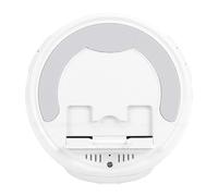 Zunate Haut-Parleur à Induction sans Fil Bluetooth 5.3, Support de Téléphone, Haut-Parleur Bluetooth Portable HiFi avec Lumière Ambiante pour Smartphones et Tablettes, Son Surround 360°, Double