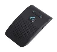 Zunate Haut-Parleur Bluetooth Mains Libres, Double Connexion pour Smartphone, Navigation Bluetooth, Lecture de Musique, Mise sous Tension Automatique, Capteur de Vibrations, pour Une