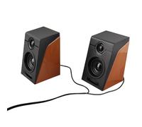 Zunate Haut-parleurs HiFi à Basses Profondes, Haut-parleurs Filaires USB à Volume Réglable pour Téléphones, 2x3W en Matériau ABS, de Bureau de 2 Pouces
