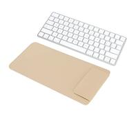 Zunate Housse de Clavier, étui de Voyage pour Housse de Clavier en Cuir PU 30x14x1cm Sac de Pochette de Voyage pour Clavier sans Fil, pour Magic Keyboard 2(Abricot)