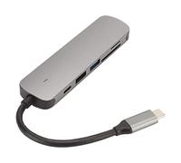 Zunate Hub USB C, Type C vers HDMI USB3.0 USB2.0, Station d'accueil Multifonctionnelle 6 en 1 Prenant en Charge L'effet Visuel 4K HD 3D, Charge Rapide PD 100W