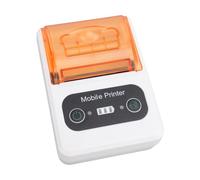 Zunate Imprimante Thermique de Reçus Bluetooth, Petite Imprimante Thermique USB 58 Mm avec Lame Dentée, Prise en Charge D'Android et de Type C, pour Bureau, Magasin de Détail,