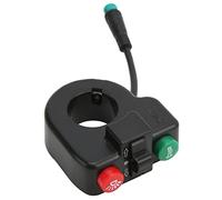 Zunate Interrupteur de Guidon de Trottinette 3 en 1 en Plastique 5 Broches | Boîtier durable, commande de klaxon de clignotant, pièce de rechange compacte, installation facile