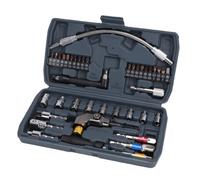 Zunate Jeu de 40 Forets Flexibles avec Adaptateur à Angle Droit 105°, Douilles Métriques 4-12 Mm, Porte-embout Magnétique, Tige Allongée, Résistant aux Chocs, étui de Rangement pour Réparation à