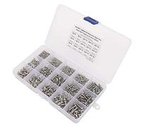 Zunate Jeu de Vis en Acier Inoxydable M2 M3 M4 500 Pièces |Assortiment de Matériel avec Boîtier en Plastique Réutilisable pour Machines de Réparation de Meubles et Inventions de Bricolage