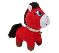 Zunate Jouet Cheval de Style Chinois, Adorable et Doux, Décoration de Cheval en Peluche pour Le Nouvel an Lunaire, pour Les Amateurs de Chevaux