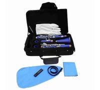 Zunate Kit ABS 17 Touches pour Clarinette Soprano Sib |Bois pour étudiant Débutant avec Clés et Accessoires en Cupronickel (1590.00)
