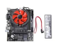 Zunate Kit de Carte Mère B85, RAM DDR3 LGA1150 8G, Processeur I7 4770 avec Ventilateur de Refroidissement, Sorties HDMI DVI VGA, USB 3.0, SATA 2.0, avec Son 5.1, pour Ordinateur de